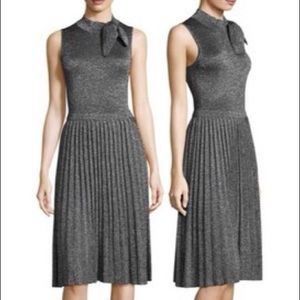 Kate Spade XS metallic knot sweater dress NWT